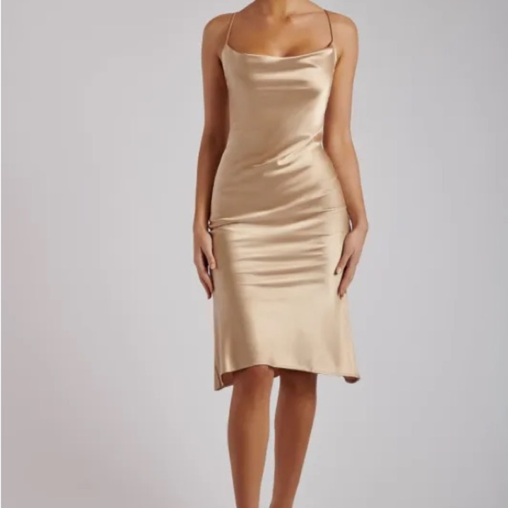 Tabitha Cowl Neck Midi Dress
